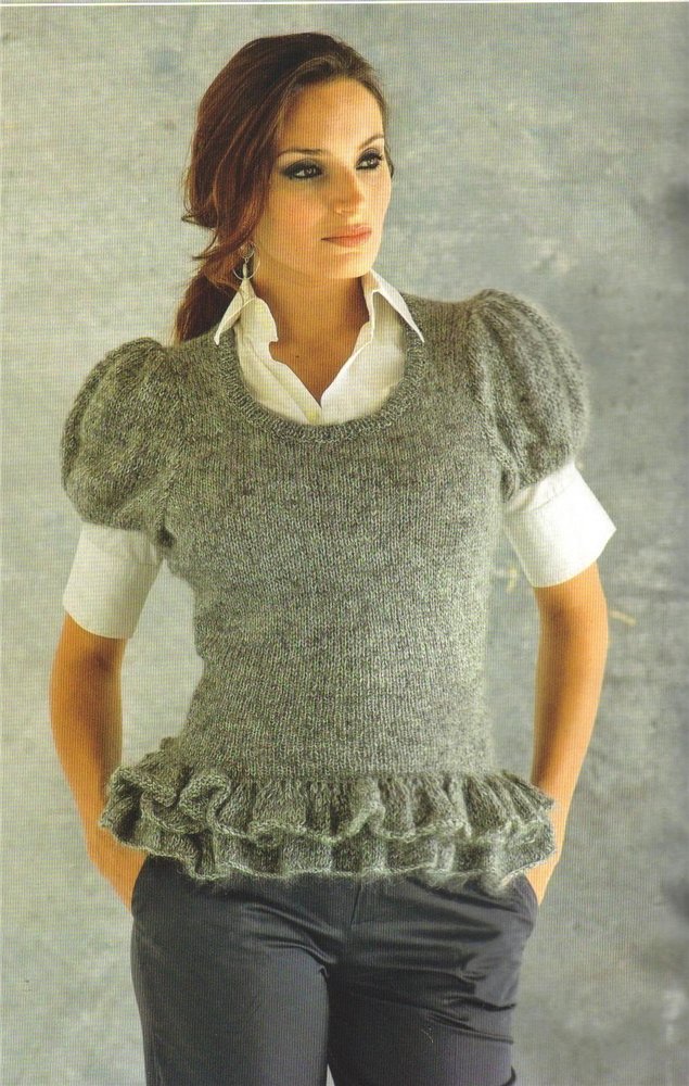 Самые красивые свитера для женщин спицами. Особенности вязания моделей джемперов. Женский вязаный джемпер